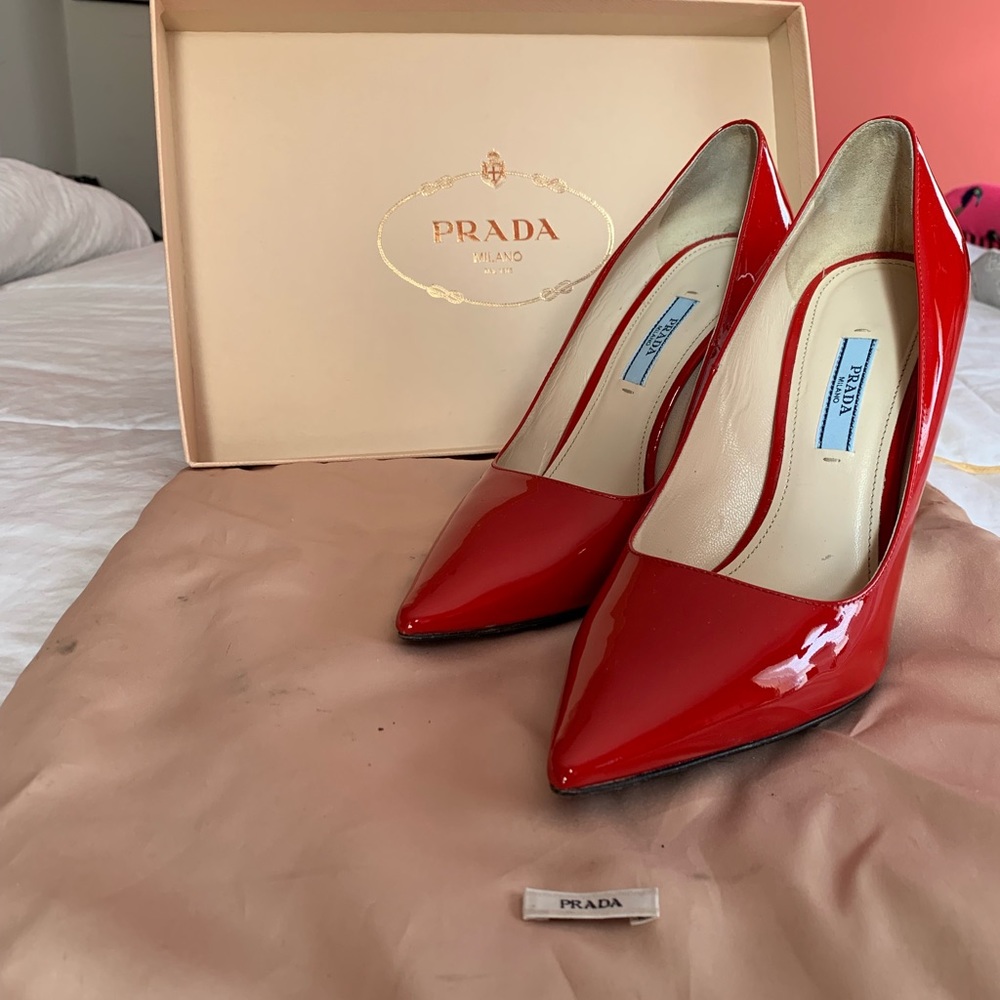 Prada Vernice Basic Rosso - image 4